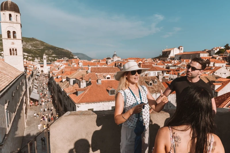 Dubrovačke gradske zidine i stari grad 2u1 razgled