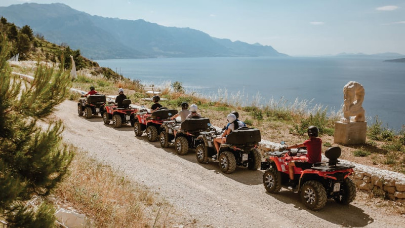 Ekspedicija Omiš/Split: Quad tura od 65 km do skrivenih slapova